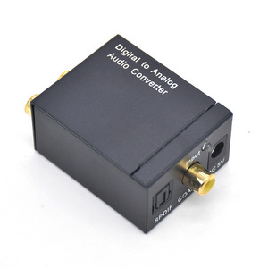 Digital to <strong>Analog</strong> Audio Converter Optical Fiber Coaxial Signal to <strong>Analog</strong> Stereo Decoder - Product Image 2