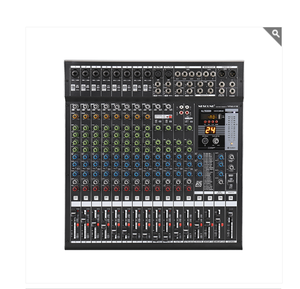 Mezclador de Audio profesional de 12 canales, tarjeta de sonido, sistema de consola mezcladora de DJ, interfaz USB de diente azul, 48V para uso de amplificador de altavoz - Product Image 6
