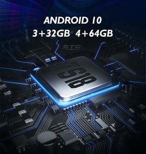 STC 9/10英寸安卓11仪表板QLED 2K 2.5D有机发光二极管触摸屏全球定位系统导航2 + 32GB多媒体头单元，带无线BT 4G LTE - Product Image 3