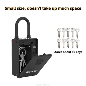 TUYA Bluetoothロックボックスセキュアキーセーフボックス,ホームオフィス用スマートロックボックスキー,盗難防止安全パスワードロック解除-1 - Product Image 2