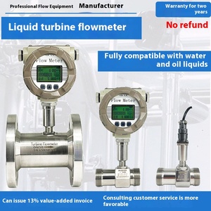 Medidor De Fluxo De Turbina Digital Inteligente Mede Água Líquida Água Pura Álcool Metanol Diesel Dn50 para Gás Ar Óleo Fluidos