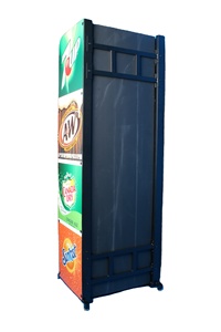 Papier POP Grafik Einzelhandel geschäft Produkt Display Metall Display Stand Fanta 7Up Getränke Display Rack - Product Image 3