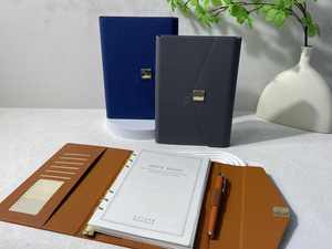 Softcoverパステルノートブックインデックスページと予算計画とオフィスノート用のキャンバスカバー - Product Image 5