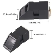 AS608 Sensor-Scanner modul für optische Finger abdruck leser Optisches Finger abdruck modul Türschloss-Zugangs kontrolle für Arduino Mega2560 - Product Image 2