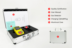 Rilevatore di perdite di gas H2 portatile 0-1000ppm con funzione di registrazione dati analizzatore di idrogeno - Product Image 4