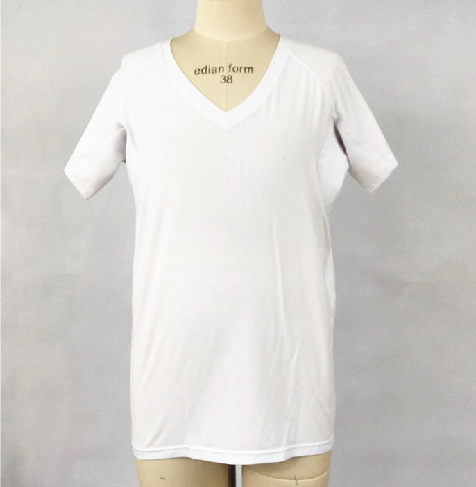 Homme Col V Profond - Blanc