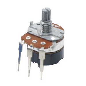 WH138 single <strong>potentiometer</strong> with switch ideal for temperature regulation and speed adjustment - Product Image 1