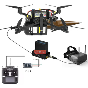FPV Fiber optik görüntü veri modülü iletim için zemin alıcı optik bağlantı Sky Endpoint FPV için RC uzaktan kumanda - Product Image 1