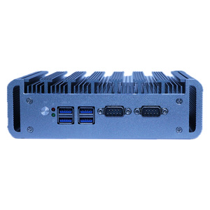 Intel Core i7 7500U Dual Core 2.7Ghz Industrial PC Dual Lan Dual Com di sicurezza di rete DDR4 WiFi Mini Computer