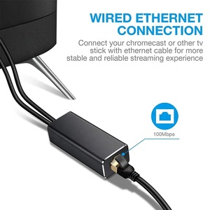 带电源的10/100Mbps以太网适配器Micro USB至RJ45 Lan以太网网卡适配器电缆 - Product Image 5