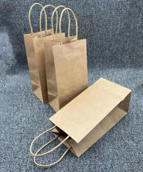 Sac en papier kraft pour une tasse