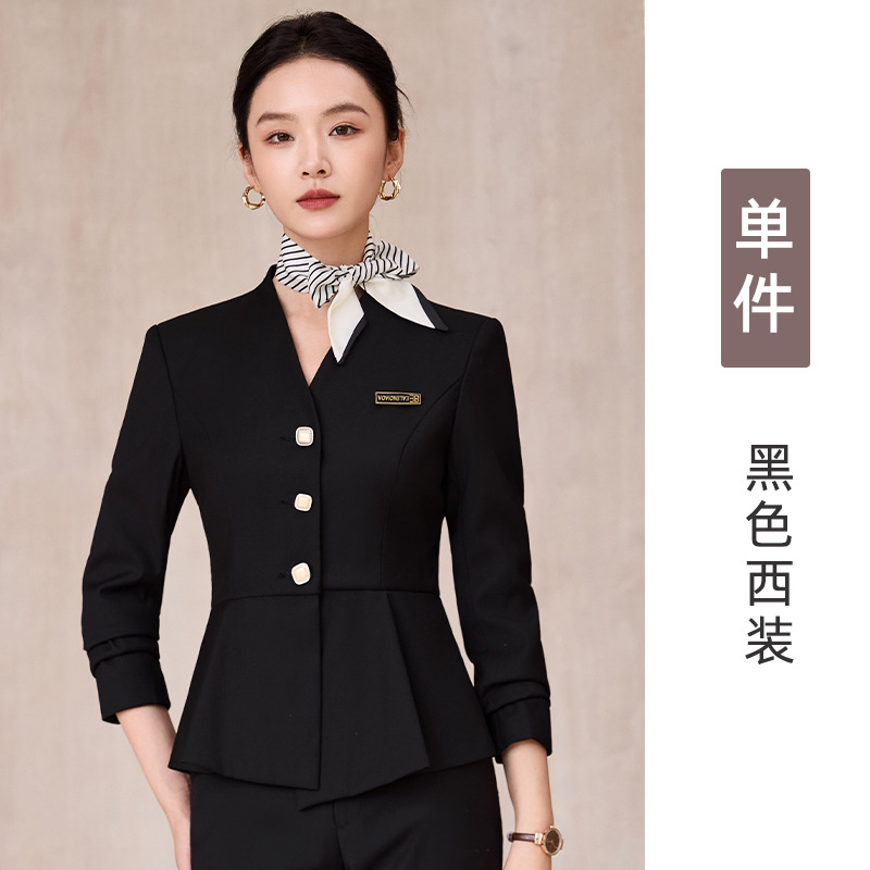 black suit