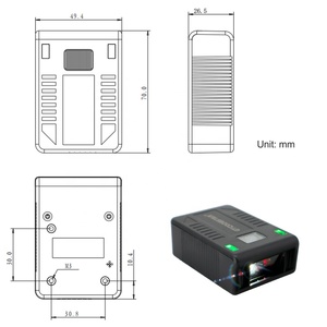Xincode修正マウントQRコードリーダー2Dラズベリーパイバーコードスキャナーモジュール - Product Image 6