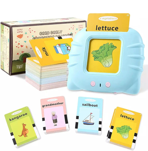 112 pz macchina Flash Card parlante lettura inglese francese parole 224 vista bambino Custom parlante Flash Card per i più piccoli - Product Image 1