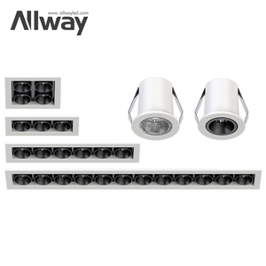ALLWAY yeni Model gömme tavan lineer aşağı ışık Spot kapalı otel 2 5 6 8 10 20 W Led Downlight - Product Image 1