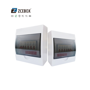ZCEBOX ABS MCB-Sicherungs verbraucher einheit Industrielle elektrische Ausrüstung ip40 Power Plastic Distribution Box