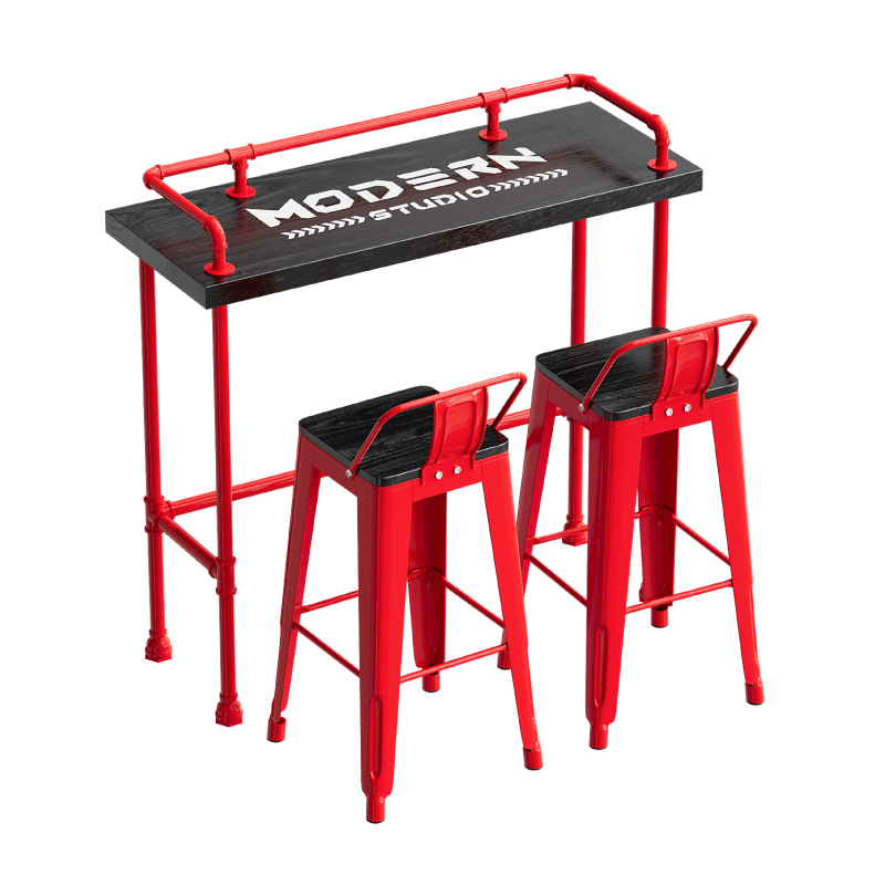 Mesa larga de 120 cm + 2 sillas