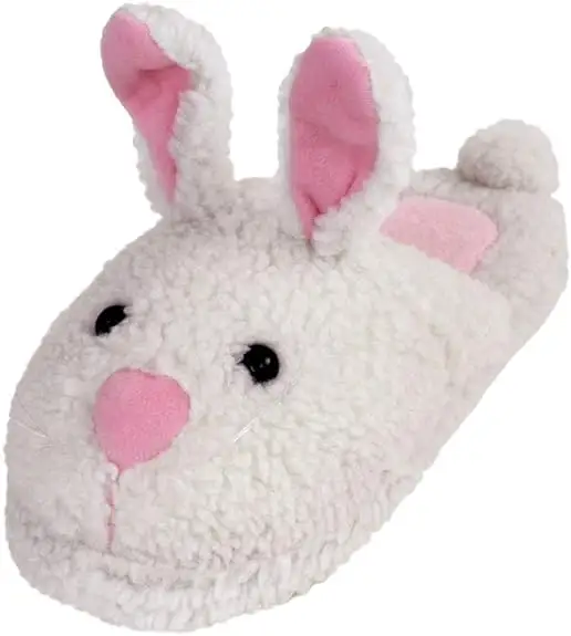 새로운 재미 있은 동물 플러시 슬리퍼 토끼 토끼 슬리퍼/귀여운 플러시 토끼 슬리퍼/어린이 실내 토끼 슬리퍼
