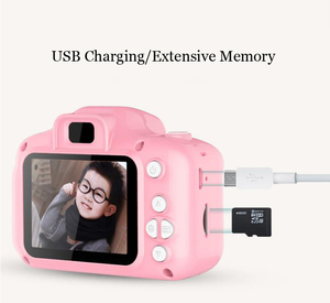 X2 2.0インチIPS Screen Digital Camera For Kids Toy Camera Video Recording VGA High Definition 400mAh - Product Image 4