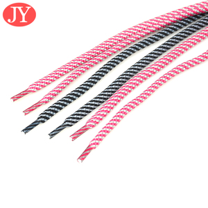Pink and White twist custom hoodie draw cord hoodi <strong>string</strong> custom hoodie drawcord <strong>strings</strong> - Product Image 4