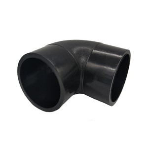プラスチックチューブASTM PE100 HDPE 90エルボーパイプ継手中国製水成形加工 - Product Image 1