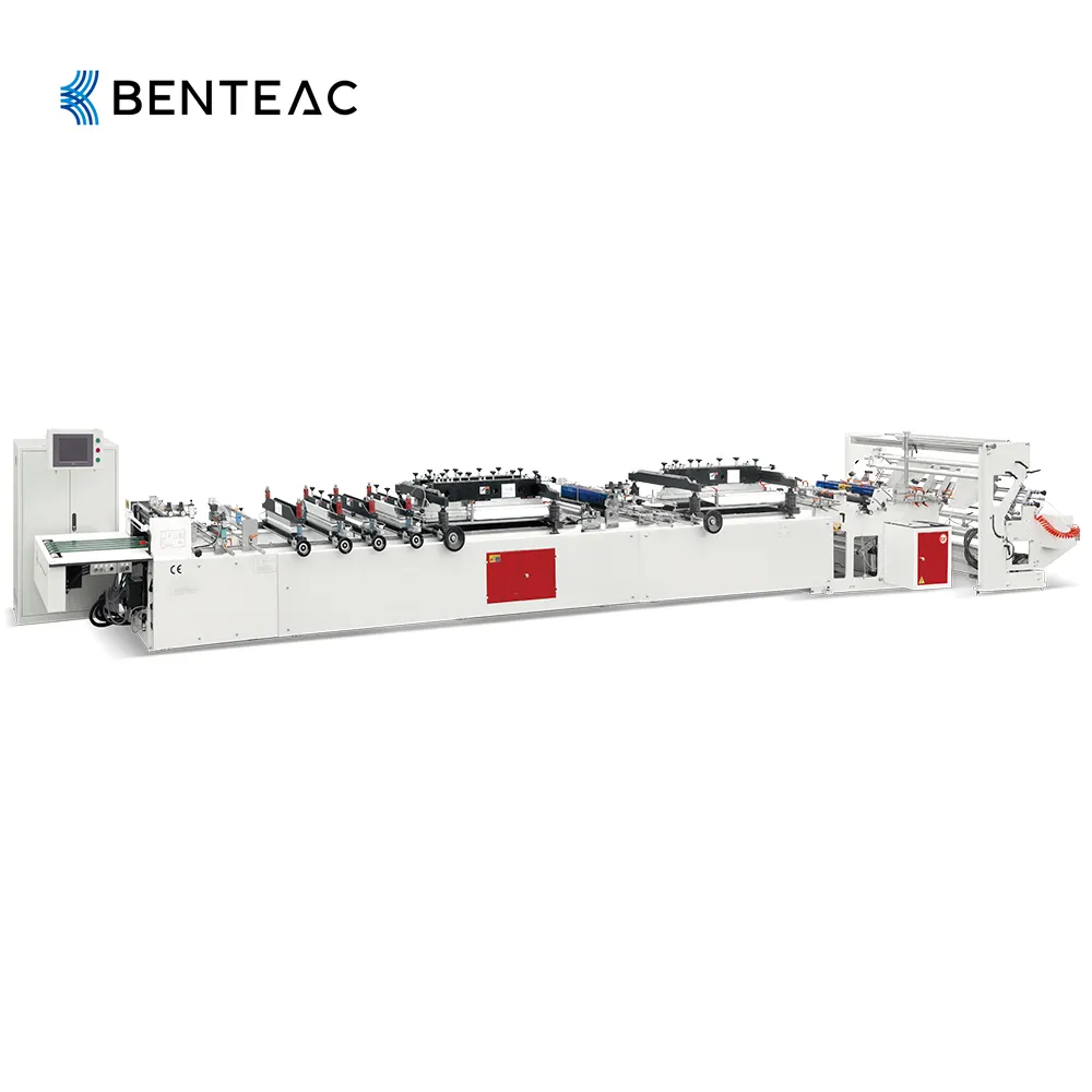 Automatico 3 Lati di Tenuta di Saldatura contenitore di Alimento di Vuoto Pacchetto Del Sacchetto Del Sacchetto Che Fa La Macchina con Doppio Svolgimento (Multi-Linea di Produzione)