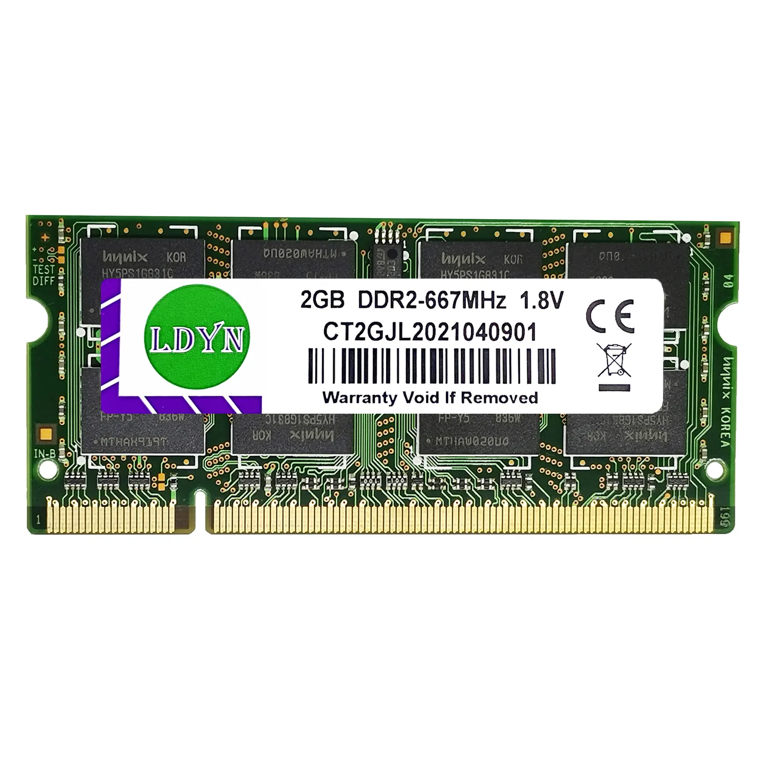 Productos de punto memoria rams ddr2 2gb/4gb 800MHz/667MHz/ 533MHz PC2-6400S, 800MHz, 1,8 V la memoria del ordenador portátil