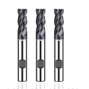 Hrc58 Tungsten Steel Carbide 4 Flutes End Mill with <strong>Weldon</strong> Shank CNC Milling Cutter Tool for Metal - Product Image 2
