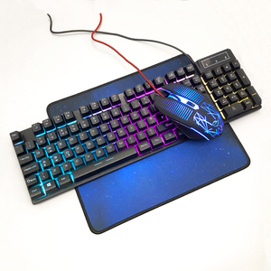 Juego de juegos de iluminación RGB con cable 3 en 1, ratón óptico mecánico, 104 teclas, Teclado retroiluminado, Combo, Accesorios de ordenador USB, - Product Image 4
