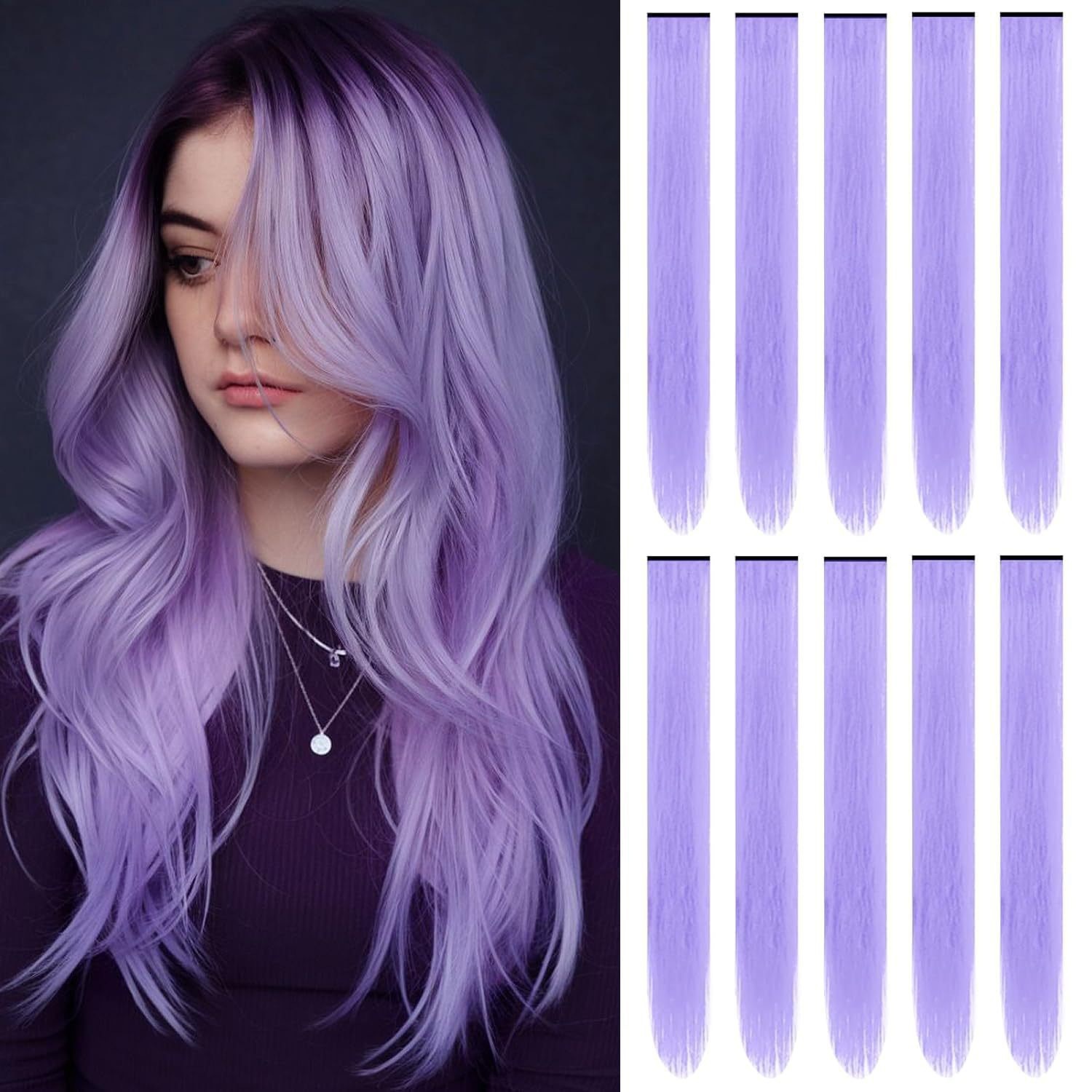 10 pcs-light purple