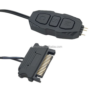 SUMOND Mini RGB Controller 5V 3pin ARGB Hub con telecomando compatibile con per alimentazione SATA