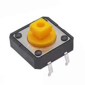 12x12x7.3mm PCB Momentaner taktiler Schalter B3F-4055 Mini-Drucksc halter DIP 4PIN 12*12mm Schalter Schwarz - Product Image 4