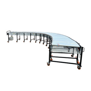 Hot Sales Flexible Powered Roller Conveyor for 50kg Feed Bags Boxes <strong>Container</strong> <strong>Loading</strong> <strong>and</strong> <strong>Unloading</strong> With Fast Speed. - Product Image 4