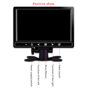 9 Inch LCD Car <strong>Monitor</strong> Split Screen Quad <strong>2</strong> Channel Car Rearview <strong>Monitor</strong> - Product Image 5