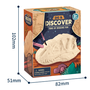 Kök dinozor fosil modeli bog için kazı kazı kiti dinozor çocuk DIY oyuncak kazmak - Product Image 1