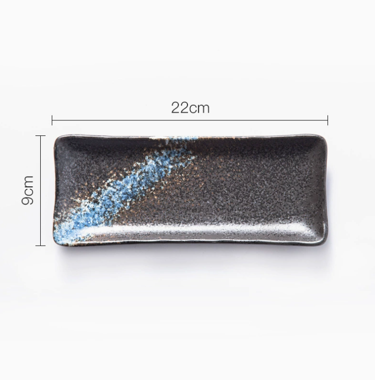 Black blue 8 inch