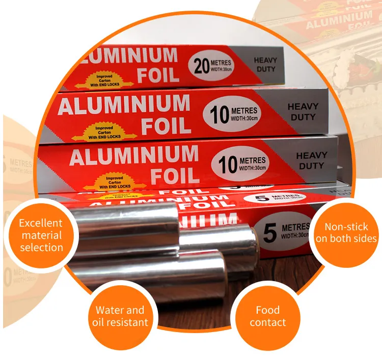 Haushalts aluminium folie für Pharma verpackungs papier Aluminium-Aluminium folien rolle in Lebensmittel qualität