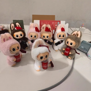 Labubu Macaron บับเบิ้ลชุดกล่องปริศนาทำจาก PVC ใส่ได้สนุกคอลเลกชันของเล่นแสนสนุกสำหรับเด็ก - Product Image 1