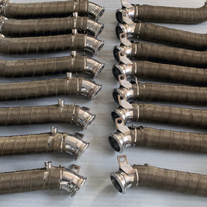 Turbo aşağı boru yolcu yan borusu 2011-2015 Chevrolet GMC 6.6 LML Duramax doğrudan boru - Product Image 4