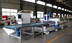 2024 vendita calda 4x8 macchina di nidificazione Router di CNC con caricamento automatico dispositivo di scarico per mobili di alta precisione macchina per la lavorazione del legno