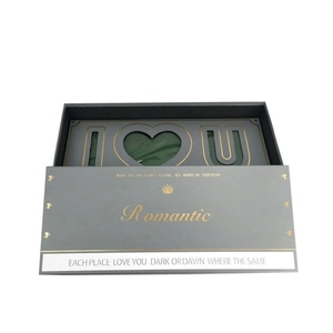 Vendita calda ti amo confezione regalo con confezione regalo rettangolo fiore argilla per la mia ragazza a san valentino regalo festa della mamma mamma
