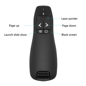 2.4G PPT presentazione Lazer puntatori R400 telecomando USB presentatore Wireless rosso Lazer puntatore Powerpoint Clicker