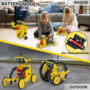 DIY Solar Robot Kits High-Tech Science Toy 12 in 1 Develop Educational Solar Powered <strong>Learning</strong> Robotic <strong>Programming</strong> Toys for Boys - Product Image 3