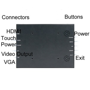 Display LCD IPS da 7 pollici Touch Screen capacitivo compatibile con HD 1024x600 Monitor custodia in alluminio per Raspberry Pi 7 Windows AIDA64 - Product Image 4