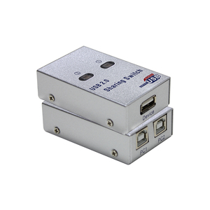 USB2.0スイッチセレクターKVMスイッチ2In1Out USBスイッチUSB2.0双方向共有プリンターキーボードマウス共有用 - Product Image 6