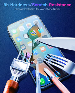 マジックボックス付き2パック9H強化ガラス (iPhone用) 15 14 13 Pro Max Easy Installerアプリケータースクリーンプロテクターインストールキット - Product Image 6
