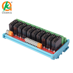 Oshangming 10入力10リレー出力モジュール5A 2NO 2NC IOボードPLC用12V/24Vリレーモジュール - Product Image 1