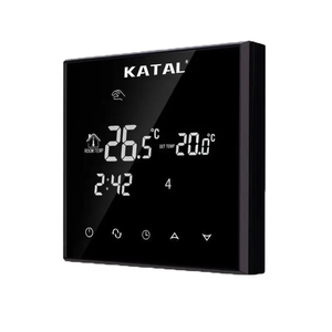 Controle De Temperatura Dupla Casa <span class=keywords><strong>Modbus</strong></span> Termostato Digital Piso Sem Fio Aquecimento Programável ABS <span class=keywords><strong>NTC</strong></span> Termostato Temperatura Dupla