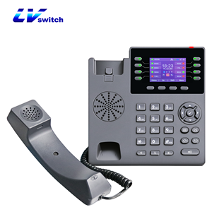 Nuevo modelo de teléfono IP comercial con 8 líneas SIP, teléfono VoIP para redes WiFi PoE - Product Image 3