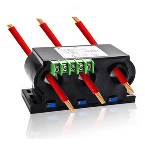 Trasduttore di corrente trifase 4 sensore di corrente hall effect ac 10a-400a ingresso ac trasduttore di corrente trifase - Product Image 2